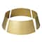 Glitzhome® 3ft. Gold Weave Metal Tree Collar